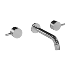 F502-7 - Opera Round 3-Hole Wall Mounted Tub Filler