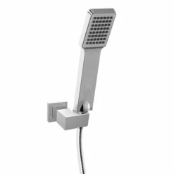 F703-10 - Adjustable Flexible Hose Shower Kit With Integrated Water Outlet Square