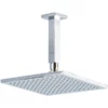 F703-2/5 - 8" Shower Rainhead Ceiling Mount 4.75" Arm, Square