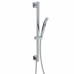 F907-42 - Milan Flexible Hose Shower Kit With Slide Bar & Integrated Water Outlet