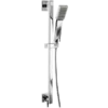 F907-46 - Flexible Hose Shower Kit With Slide Bar Square