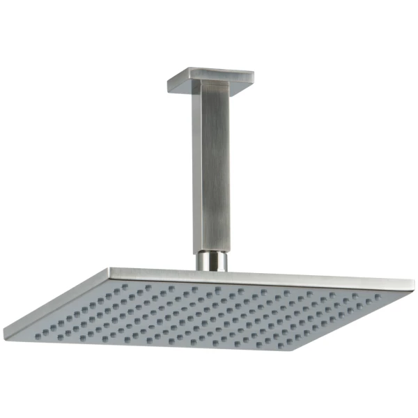 F907-51 - 10" Shower Rainhead Ceiling Mount 4.75" Arm, Square - Image 3