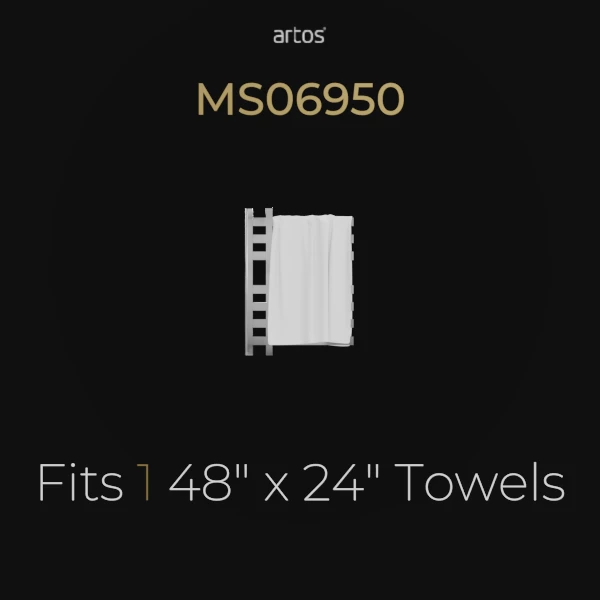 MS06950W - Lioni Square 27" X 20" Hardwired Towel Dryer - Image 5