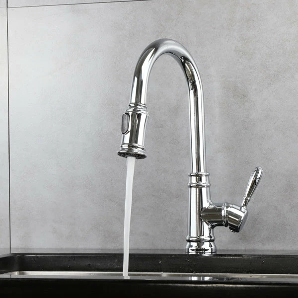 F100140 - Trova Classic Kitchen Faucet With Pulldown Spray - Image 4