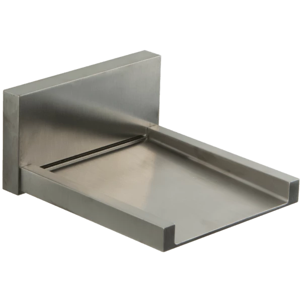 F202ALT-1 - Quarto Square Open Spout Wall Mounted Waterfall Tub Filler - Image 2