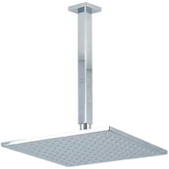 F907-52 - 10" Shower Rainhead Ceiling Mount 9.5" Arm, Square