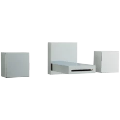 F201-5 - Quarto Square 3" 3-Hole Wall Mounted Waterfall Tub Filler